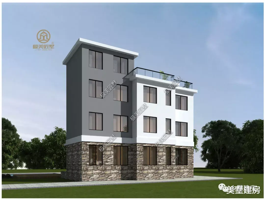 最适合年轻人建的别墅，公寓布局满足新农村生活！