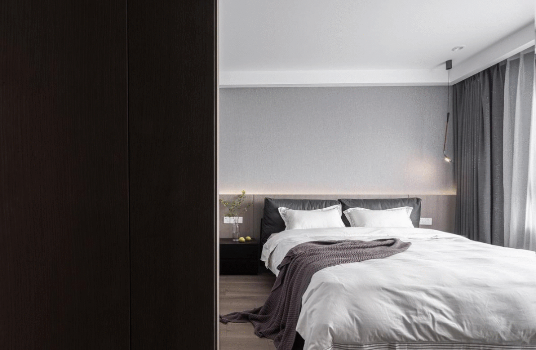 国潮新家丨200㎡极简风落地窗+开放式书房，让生活回归自由舒适