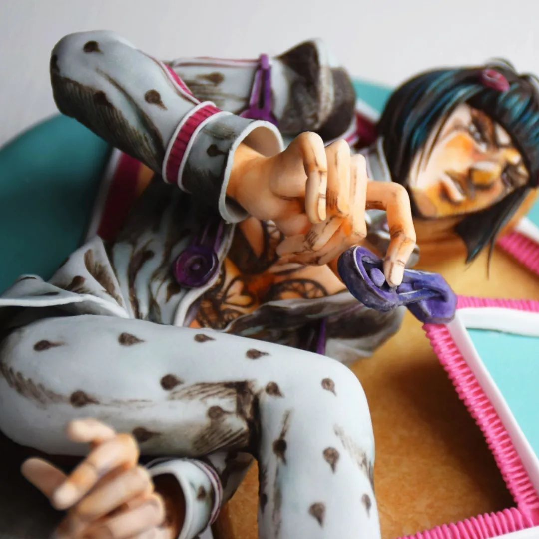 小姐姐|日本小姐姐做出3D动漫蛋糕,比手办还精致!根本舍不得下口