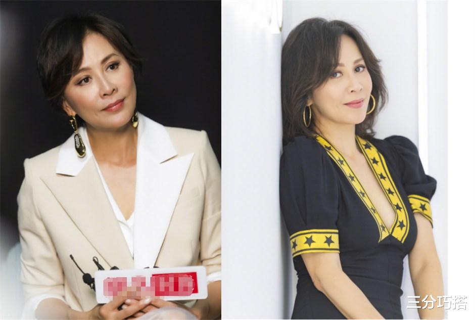 背头|蔡少芬太敢玩了，剪中性短，染红还做油背头，身旁的罗晋一脸严肃