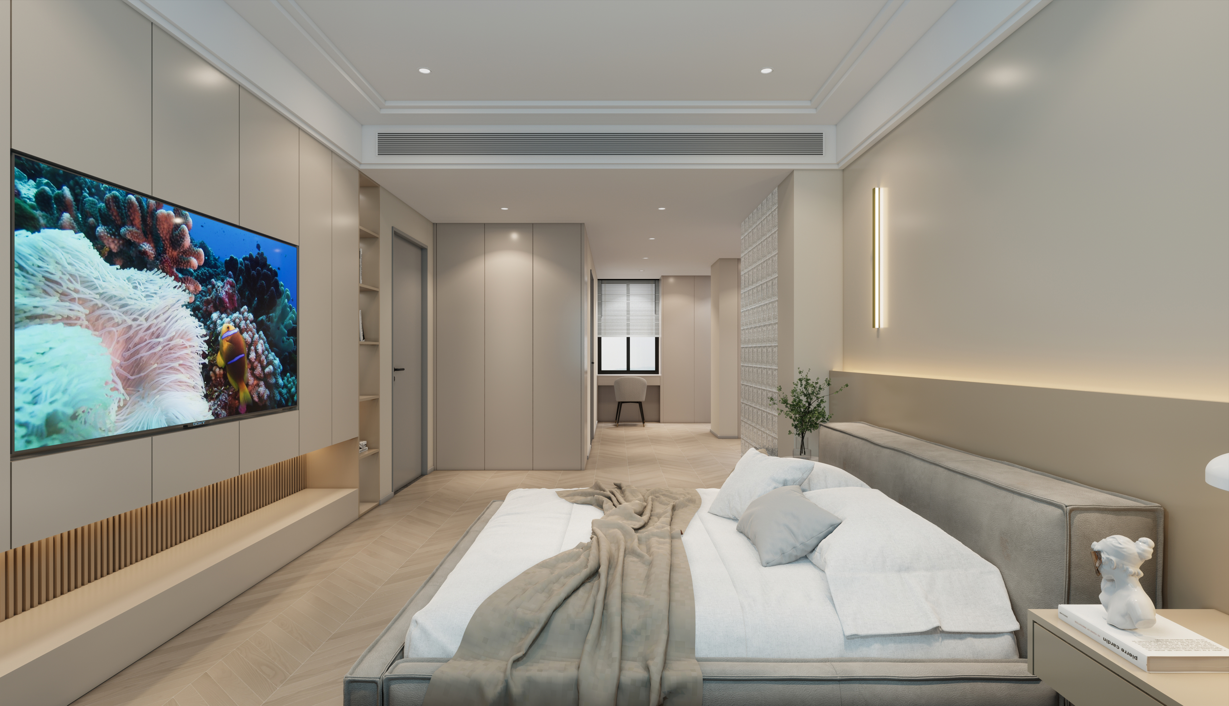 佳兆业207平现代风格装修案例