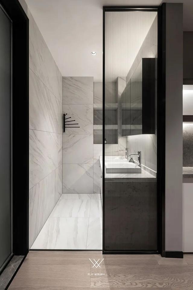 |135㎡现代简约,高级时尚黑白灰,生活舒适而唯美