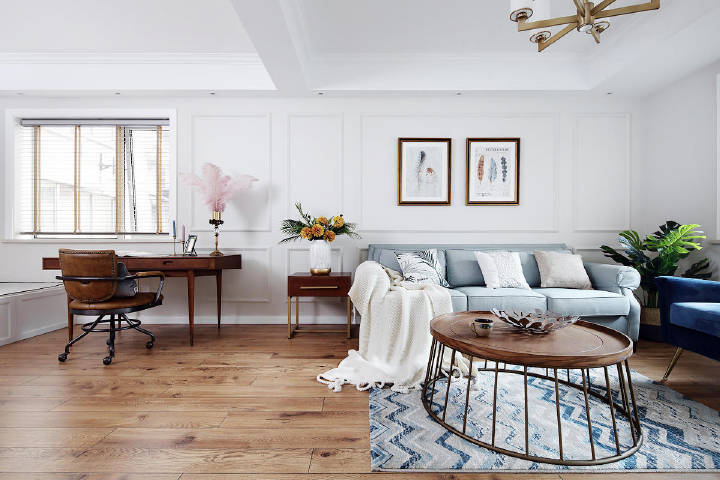 合肥艾美加装饰|115㎡简美风，如画，小仙女的甜美之家。