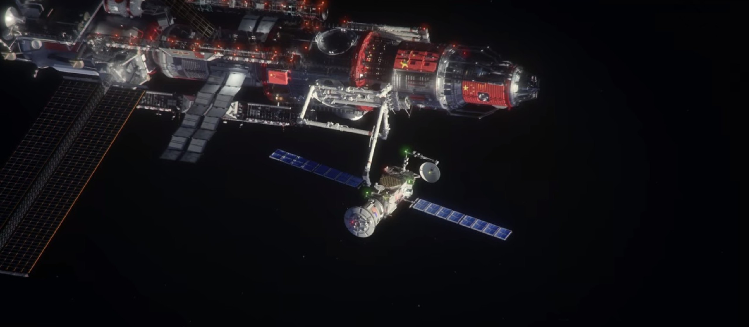 外太空突发爆炸,间谍卫星化为1500个碎片,7名宇航员随时要撤离