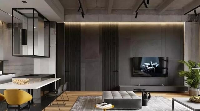 越来越多人不在客厅装电视了，现在流行这样装，时尚又大气