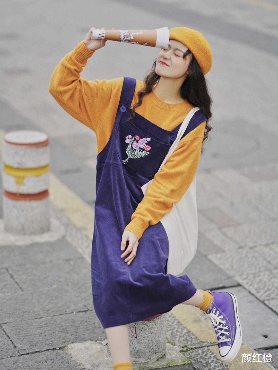 颜红橙 小个子不用再为穿衣发愁了！码住这几件秋冬连衣裙，减龄又显高