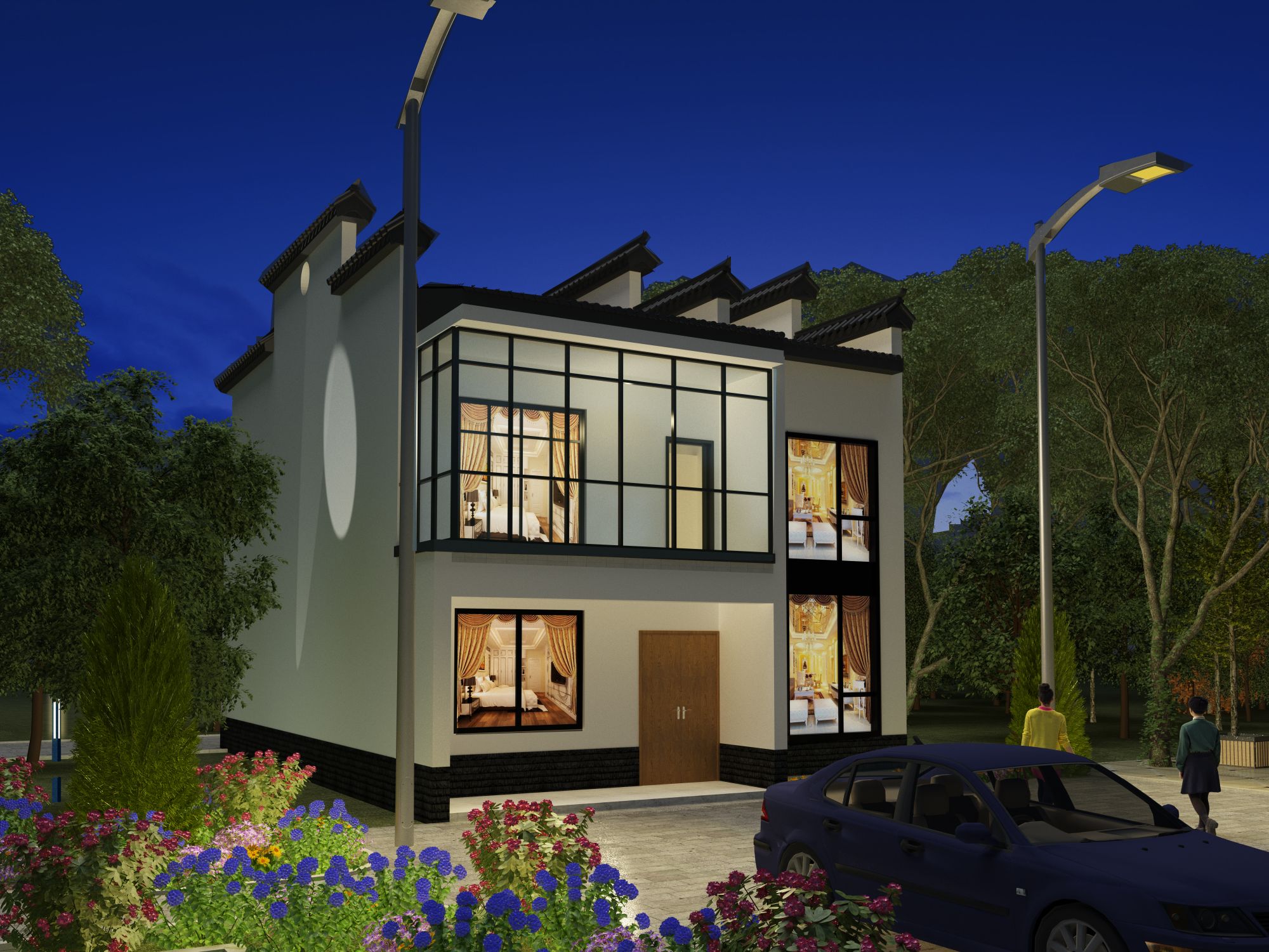 大别山 新中式徽派建筑，30万就能建的特色民宿，你心动了吗？