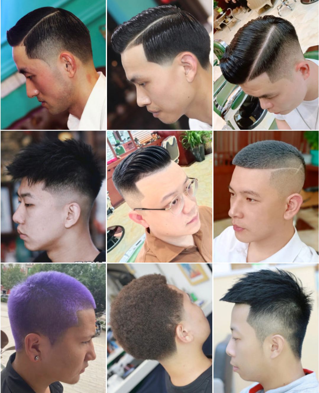 镜子发型 2021人气男发100多款，很适合中国男士，让你帅出圈