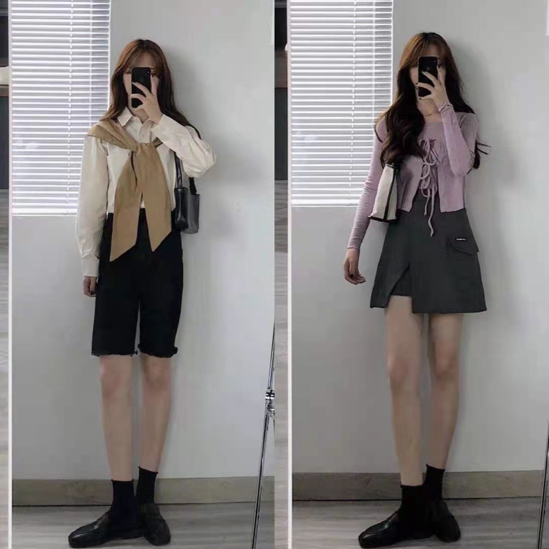 静静时尚达人|早秋搭配不要慌！“长袖+露腿”这个穿搭的公式，时髦又高级