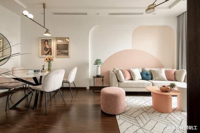 低成本装出舒适的家,这套89㎡做到了,仅因用对一种材质:乳胶漆