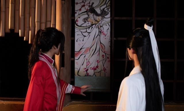 谢怜|《天官赐福》花怜牛车cos，谢怜的气质很温柔，沈辞的花城好看！