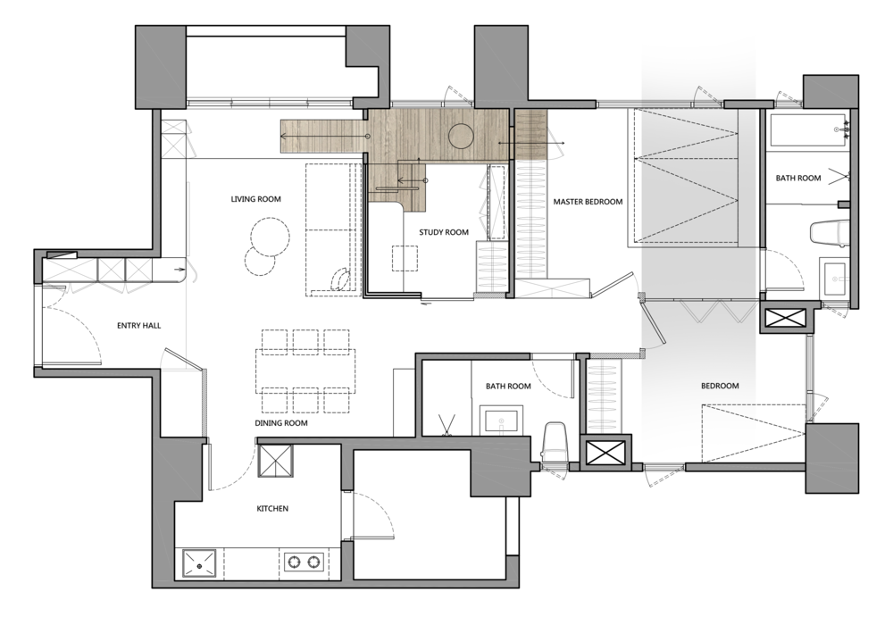 设计师|【小家掌】极简与童趣的平衡，86㎡亲子乐园宅！