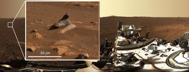火星车 火星车发现酷似海豹的岩石！着陆器自毁产生的冲击波加速其风化
