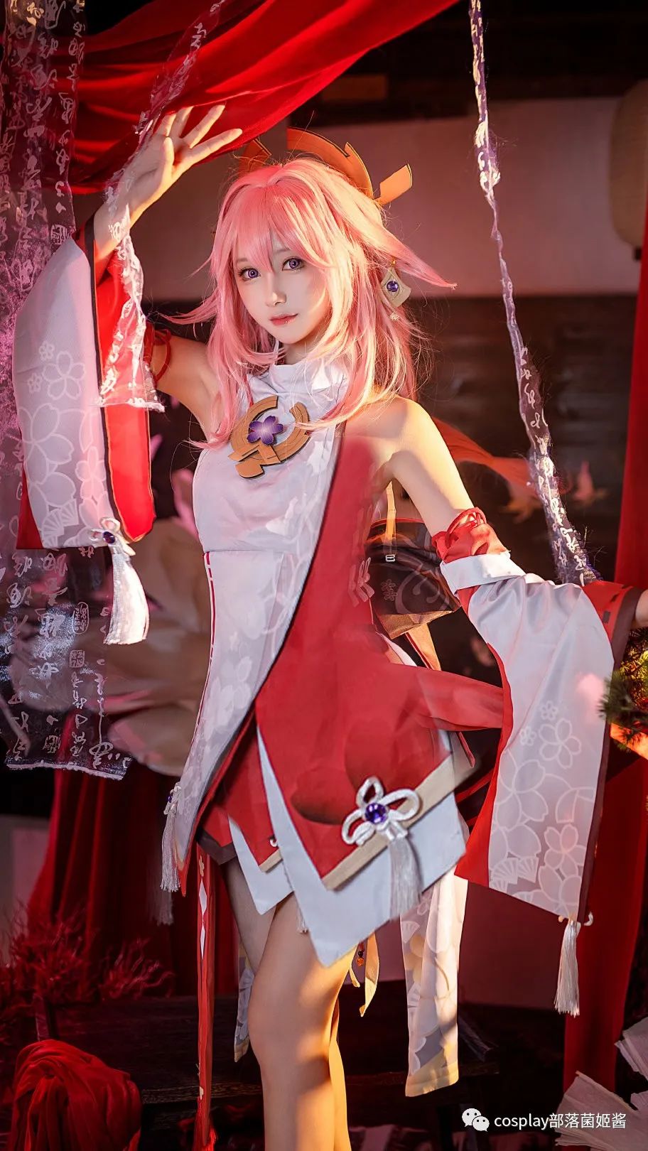 |cos：原神八重神子cos正片@羽生三未