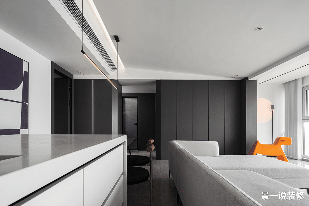 景一说装修|南京135㎡一线江景房，50万装修，电视背景是长江，真是太幸福了