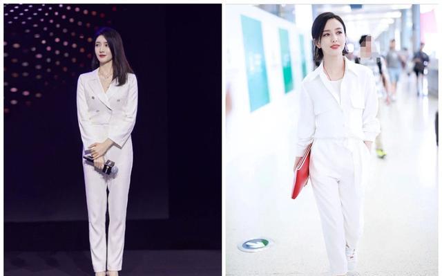 赘婿|相差三岁,佟丽娅撞衫江疏影,差距一目了然