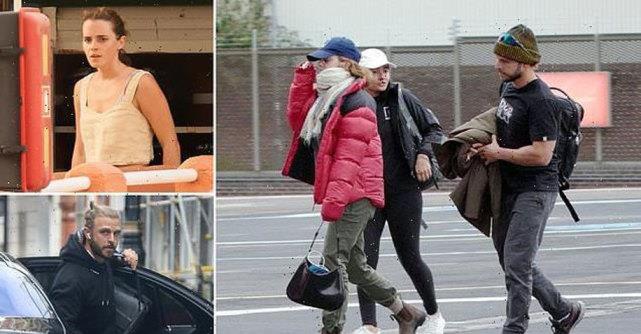 艾玛·沃特森|31岁艾玛·沃特森海滩放松，不胖不瘦略微驼背，终于要重返荧幕了