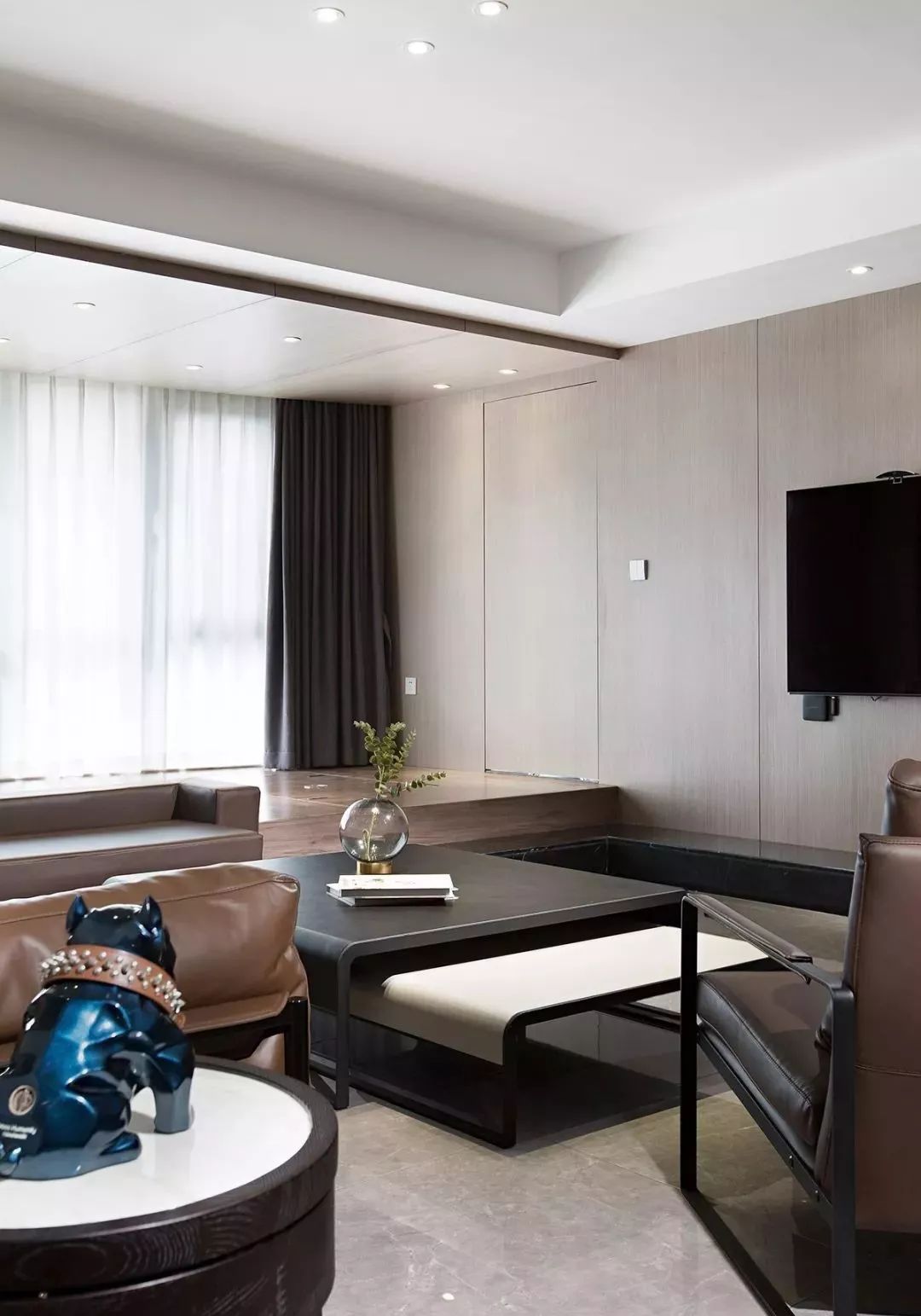 八老师给力设计：190㎡现代简约大户型设计，简洁大气现代美感！