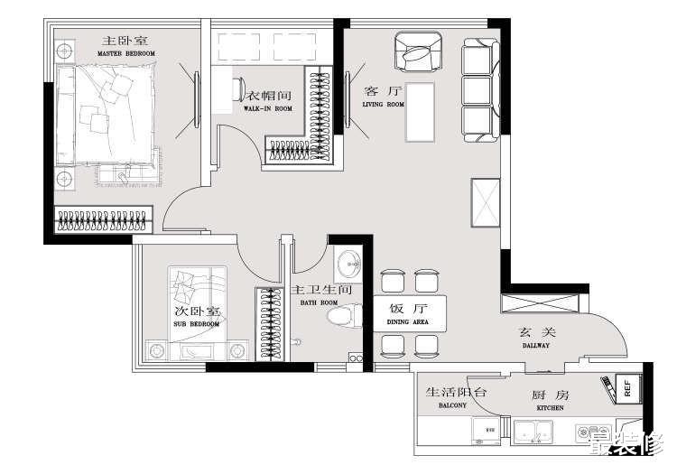 72平，两人两猫，虽然家不大却足够温馨，随手一拍就很舒服！