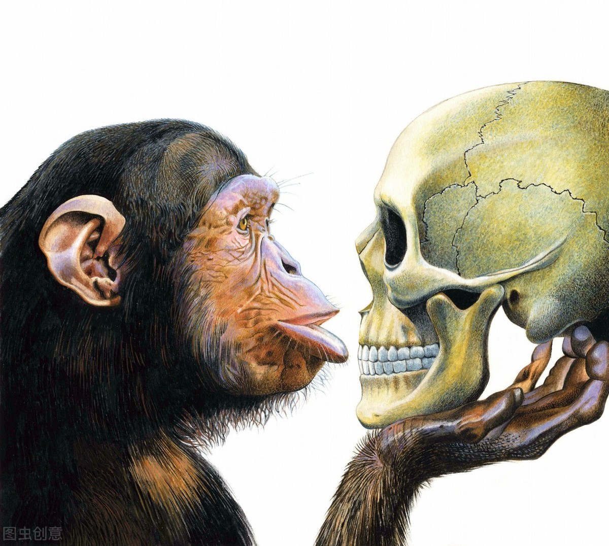 生物医药 黑猩猩有没有可能快速创建文明，然后把人类淘汰掉？