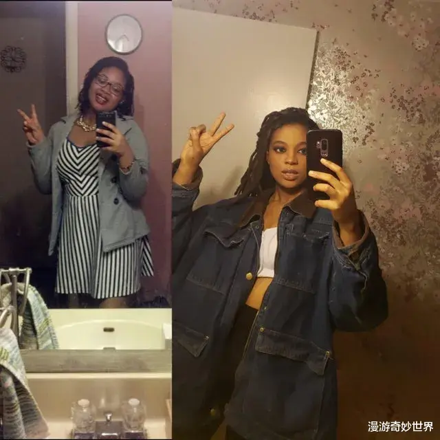 外国网友过去vs现在的对比照，这真的是同一个人？