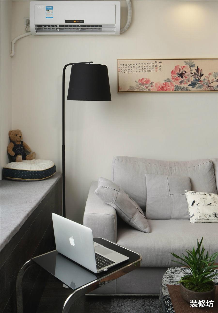 |55平小公寓的改造记，用黑白灰作为主色，刻画出更为立体的空间