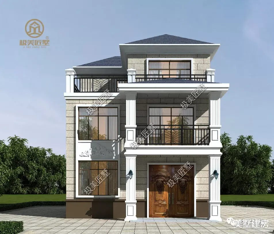 |小宅基地也能盖的农村别墅,建房没设计?快看看这款!