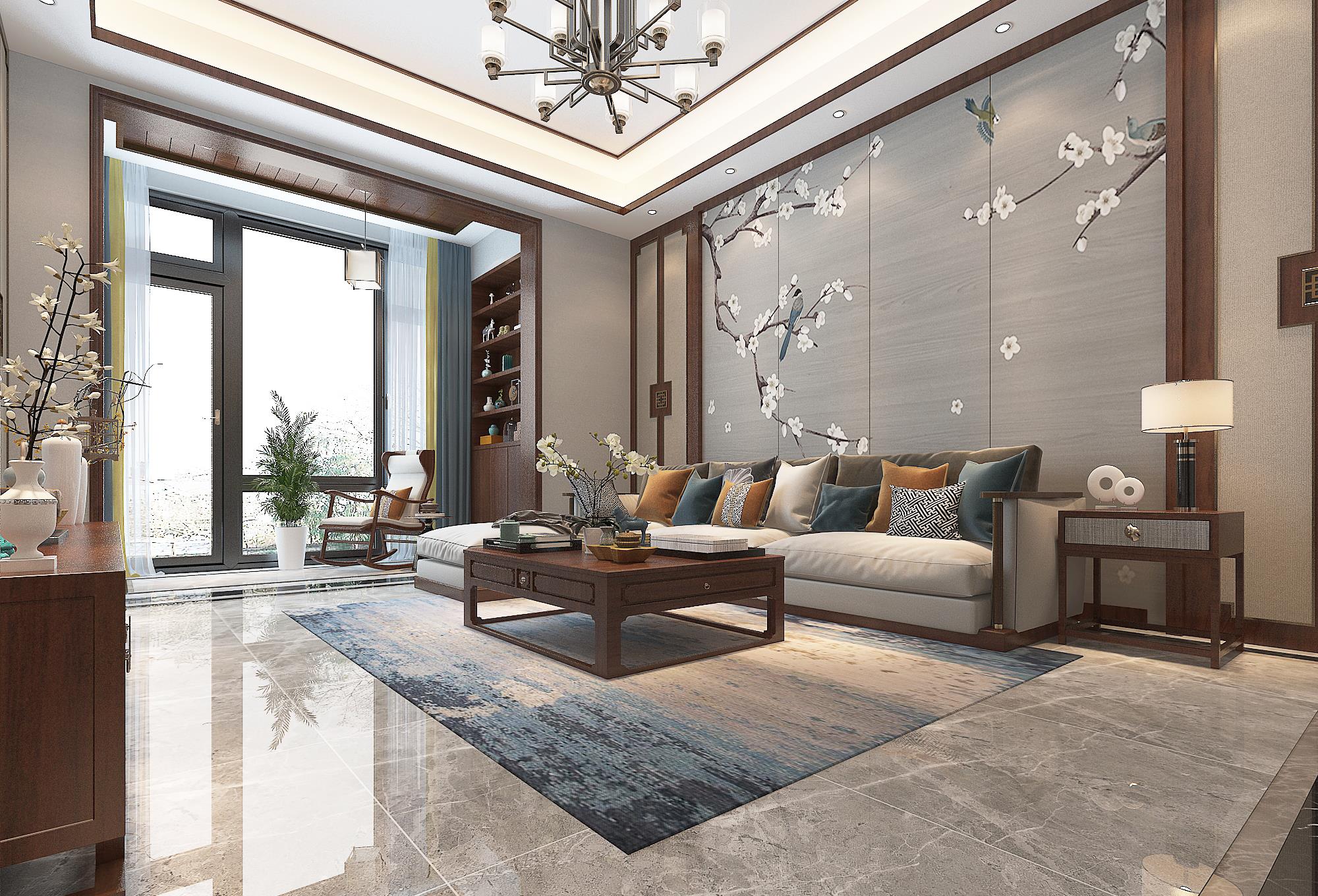 新帝雅|上海夫妻的新房装中式,三层别墅,虽然面积不大,装出来却很温馨