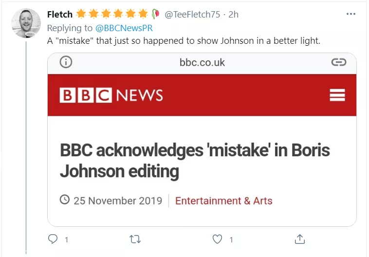BBC的回應聲明，被群嘲瞭-圖6