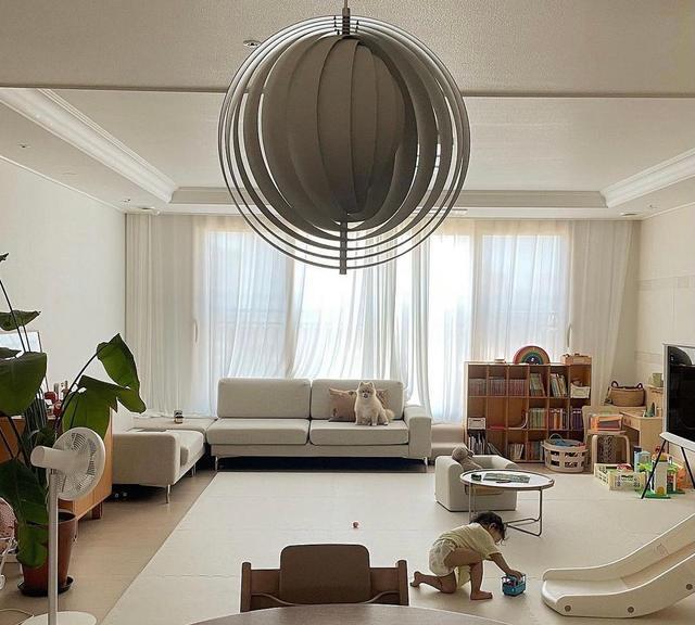 韩剧|韩国135㎡三口之家，简单温暖，很有韩剧里的场景，是向往的生活了