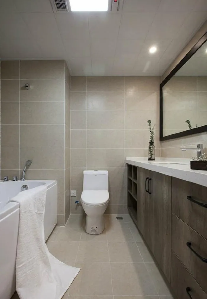 100平简约北欧风,墙面大面积采用绿色,耐看十足!