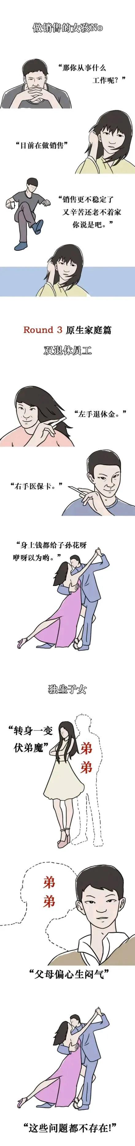 |相个亲都能被歧视，你遇到过吗？（漫画）
