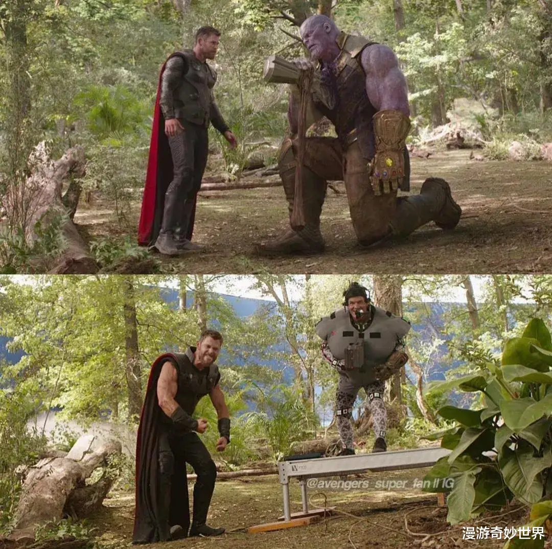 漫游奇妙世界|毁三观！30张好莱坞大片幕后照，估计你没见过