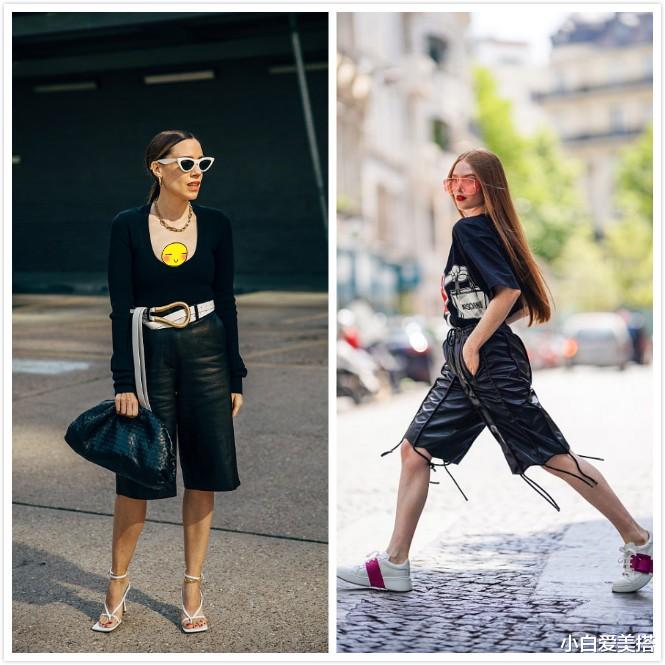 小白爱美搭|酷帅精致的皮短裤，真是最有质感的服装单品，又美又飒看着好高级