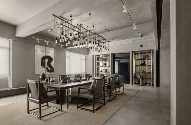 120平高级灰三居室,看似简单却不乏高级