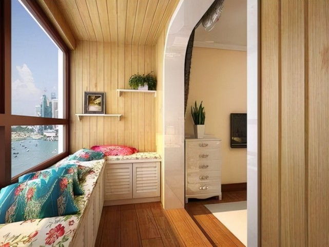 阳台万万不要装推拉门了，越来越多人潮流这样设计，漂亮又实用