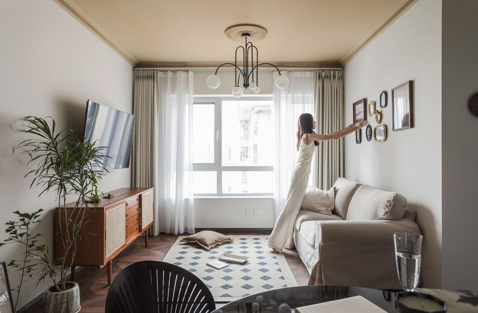 看了她56㎡家，才知道墙体收纳有多强大，简直是“教科书”式设计