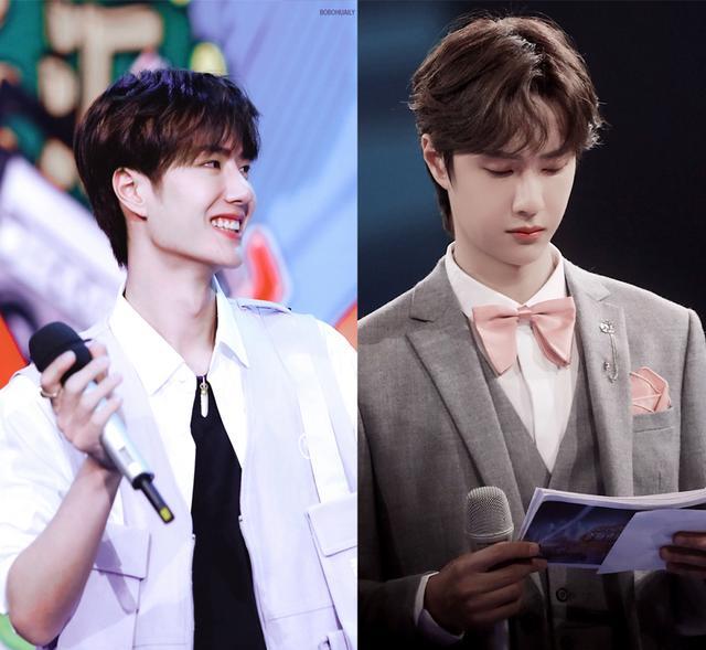 帽子|王一博：别想看我摘帽子酷盖剪短发倍儿精神！头发越来越短了。