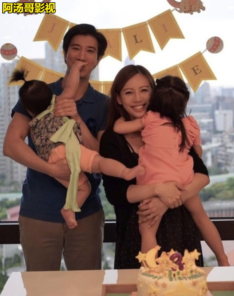 王力宏|情歌王子王力宏近照曝光，45岁胡子头发都花白，贤妻的颜值更抢镜