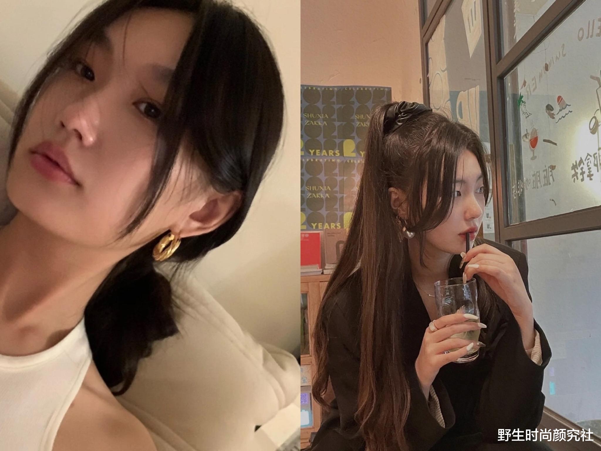 耳饰 方脸女生别披头散发，送你3个变美指南，高级又显脸小