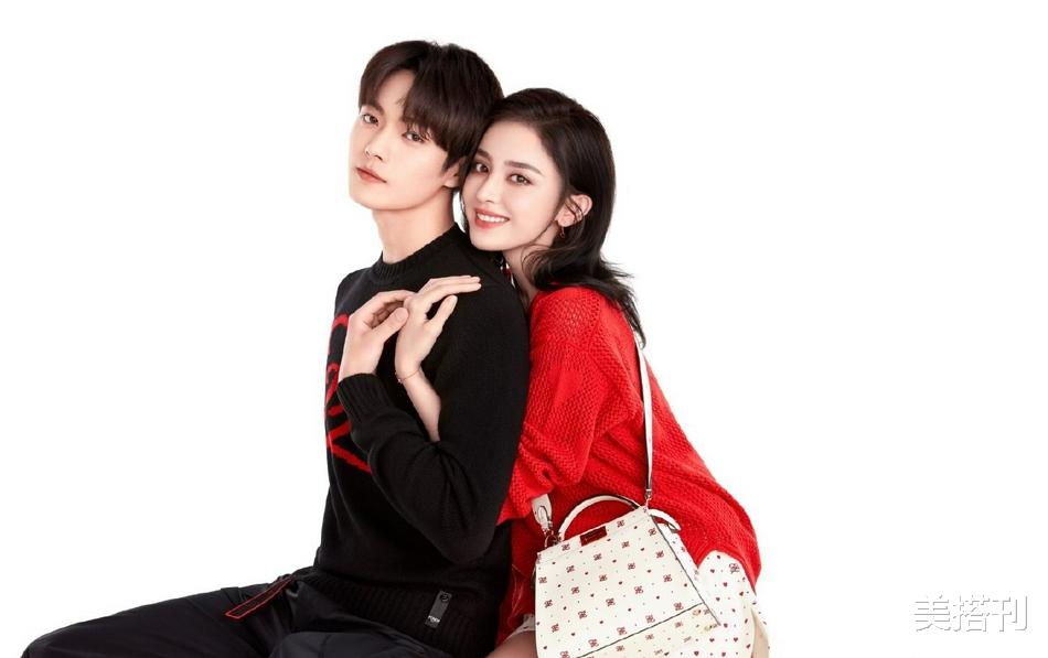 古力娜扎|许凯娜扎拍情侣广告，吻脸颊亲密搂抱，网友：少见的天花板颜值组