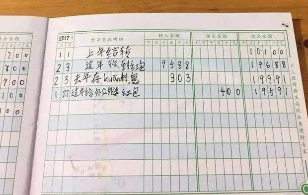 舜网 3岁小孩去银行存压岁钱，当我看到数目的时候，我竟很是心疼我自己