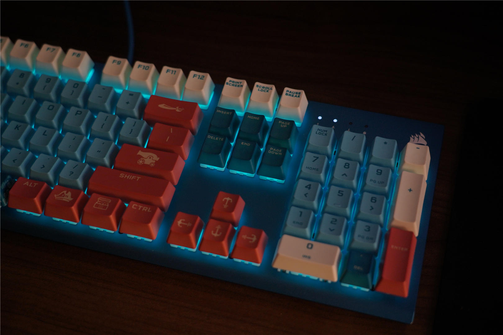 机器人|杰克船长的新“坐骑”,伴你遨游大海,海盗船碧蓝之海机械键盘