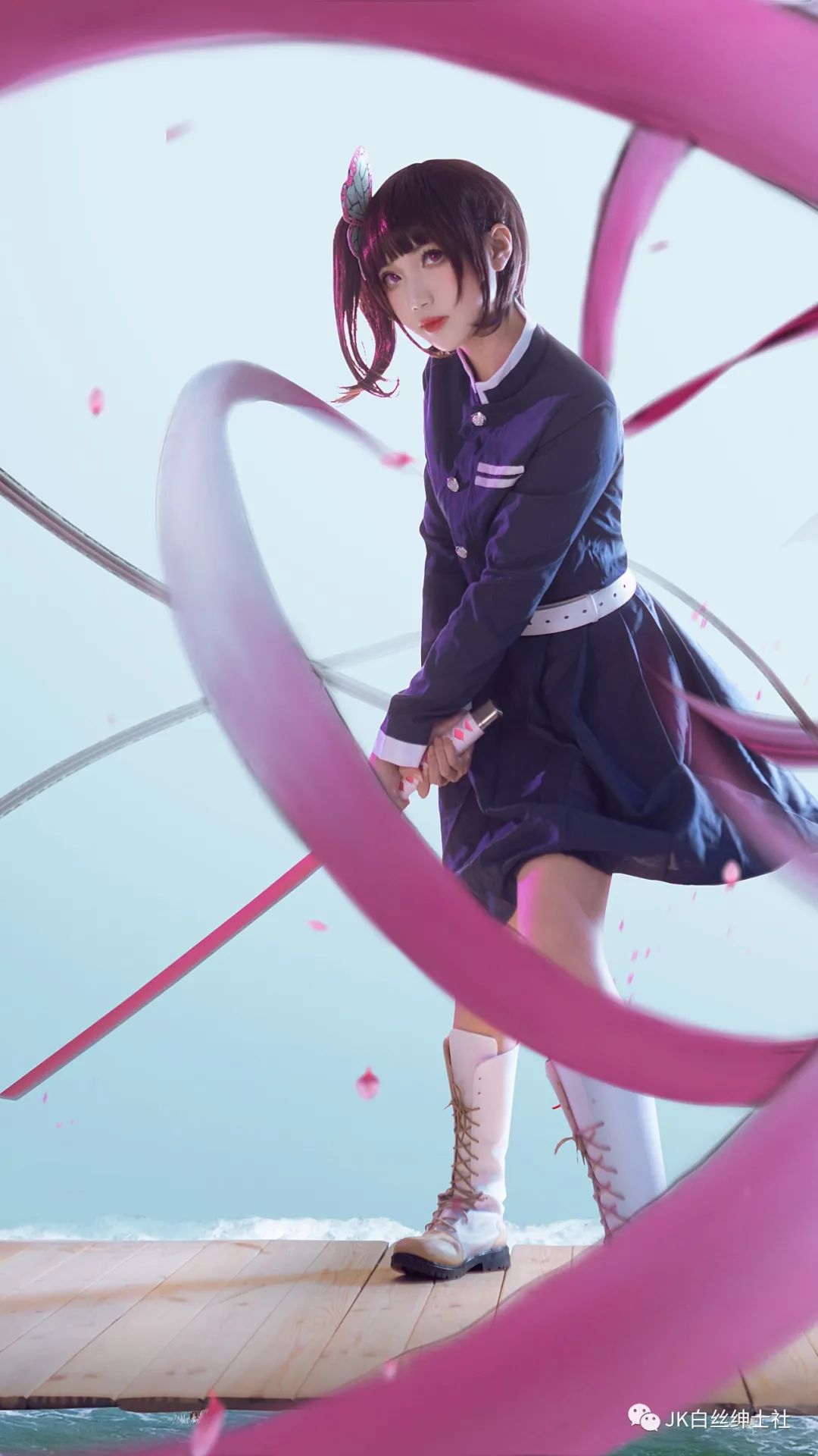 鬼灭之刃|cos：鬼灭之刃栗花落香奈乎cos正片@血诺