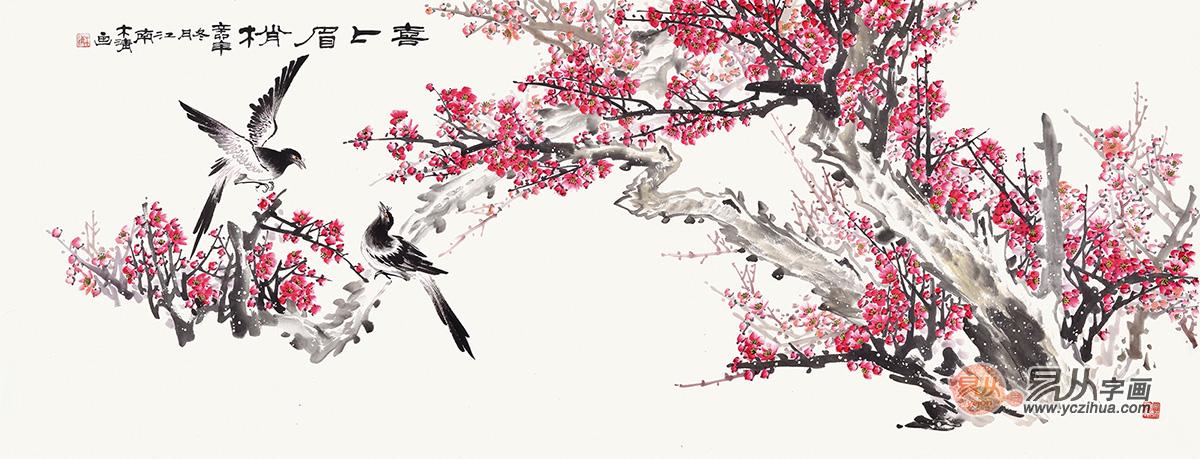 客厅|客厅适合挂什么画？国画花鸟画真的美翻了！
