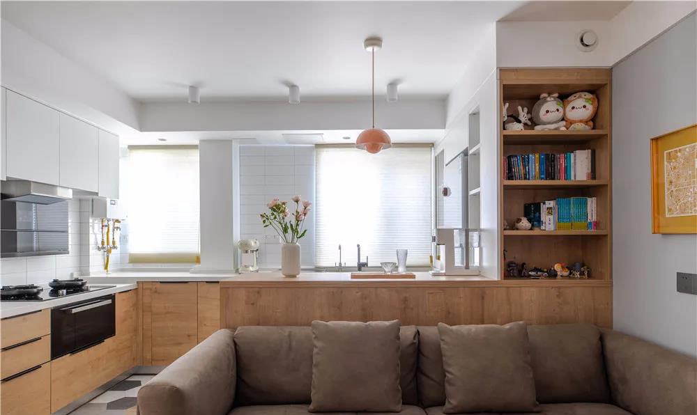 全屋整体效果很喜欢,美中不足是电视背景墙,不过空间利用很不错