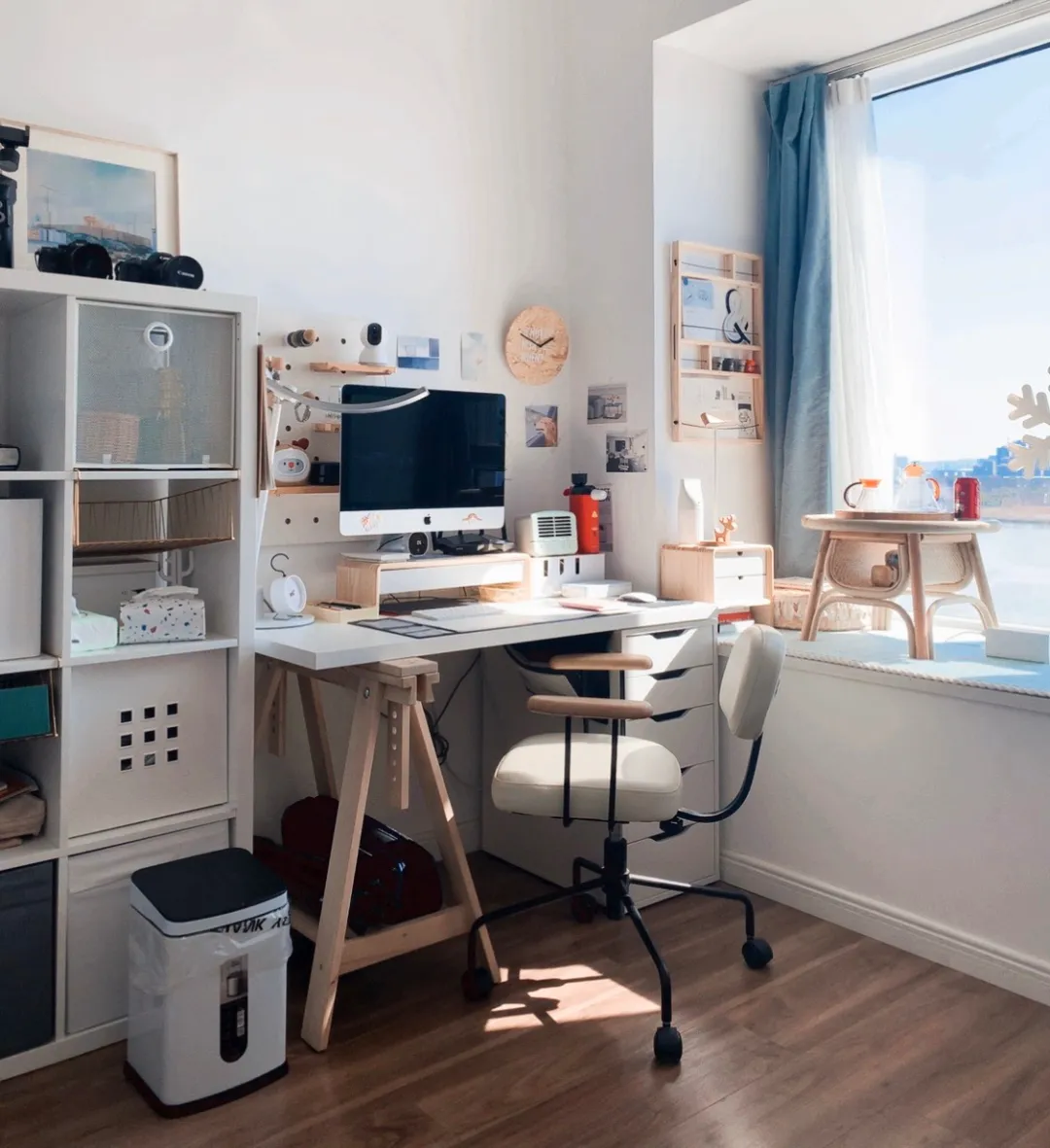 飘窗窗帘,靠墙装还是靠窗装?不同飘窗类型有不同的方案