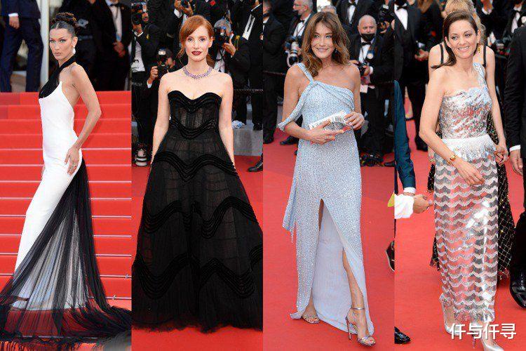 仟与仟寻|戛纳影展红毯点评：老戏骨霸场，白发做配饰搭礼服，越老越有味道
