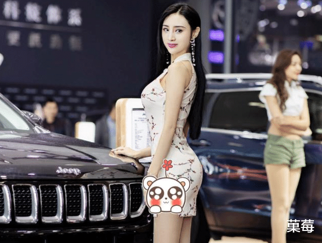 菓莓 25岁“第一美腿车模”,穿旗袍大秀曲线玲珑,运动很是关键啊