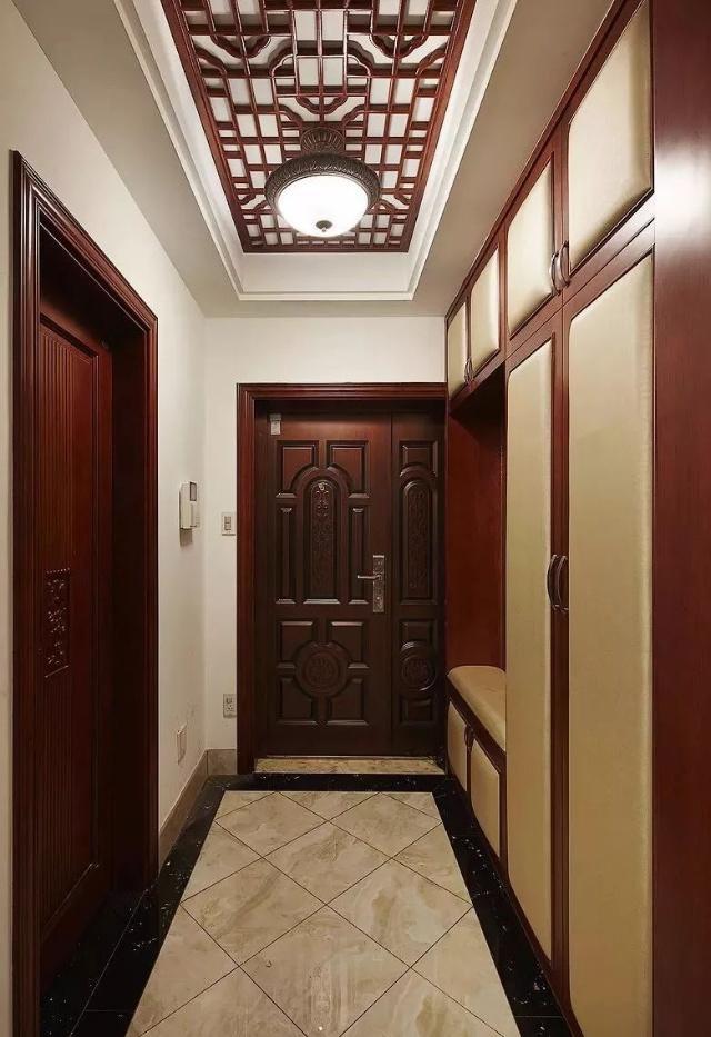 鞋柜+换鞋凳+收纳组合，这个柜子能顶一间房，漂亮又实用！